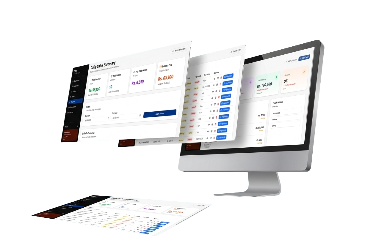 EnvoTech CRM Dashboard Preview